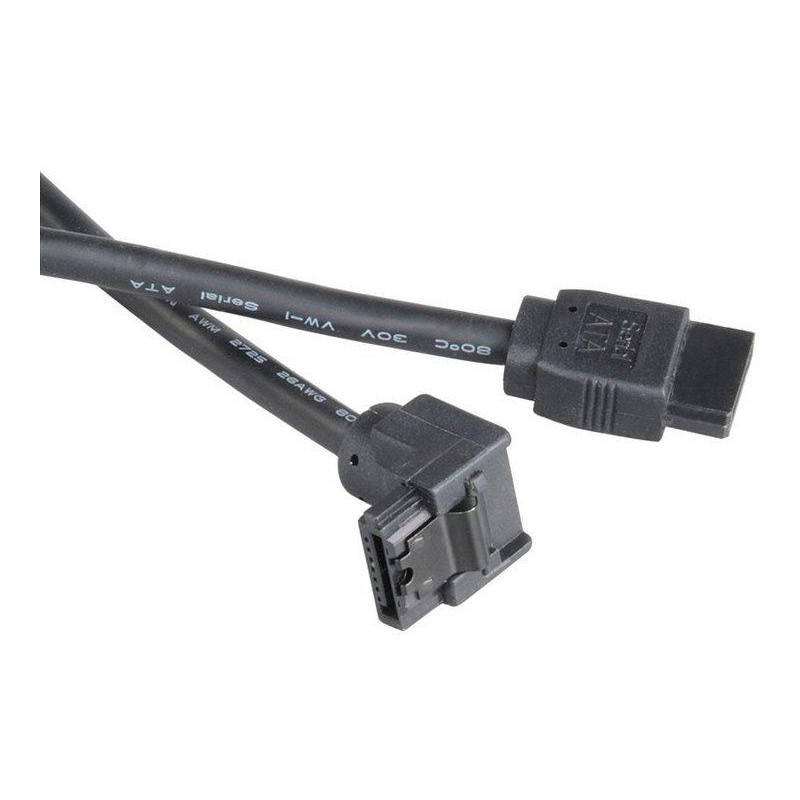 OPRAVENÉ - AKASA kabel SATA 3.0 cable 50 cm černý