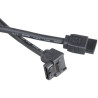 REPARIERT - AKASA SATA 3.0 Kabel 50 cm schwarz
