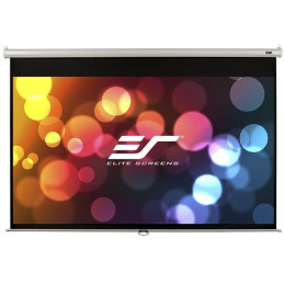 POŠKOZENÝ OBAL - ELITE SCREENS plátno roleta 100" (254 cm)/ 16:9/ 124,5 x 221 cm/ Gain 1,1/ case bílý/ Fiber Glass/ slow retra..