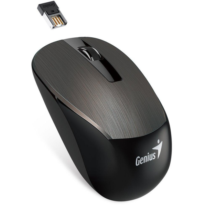 POŠKOZENÝ OBAL - GENIUS NX-7015/ 1600 dpi/ Blue-Eye senzor/ bezdrátová/ čokoládová