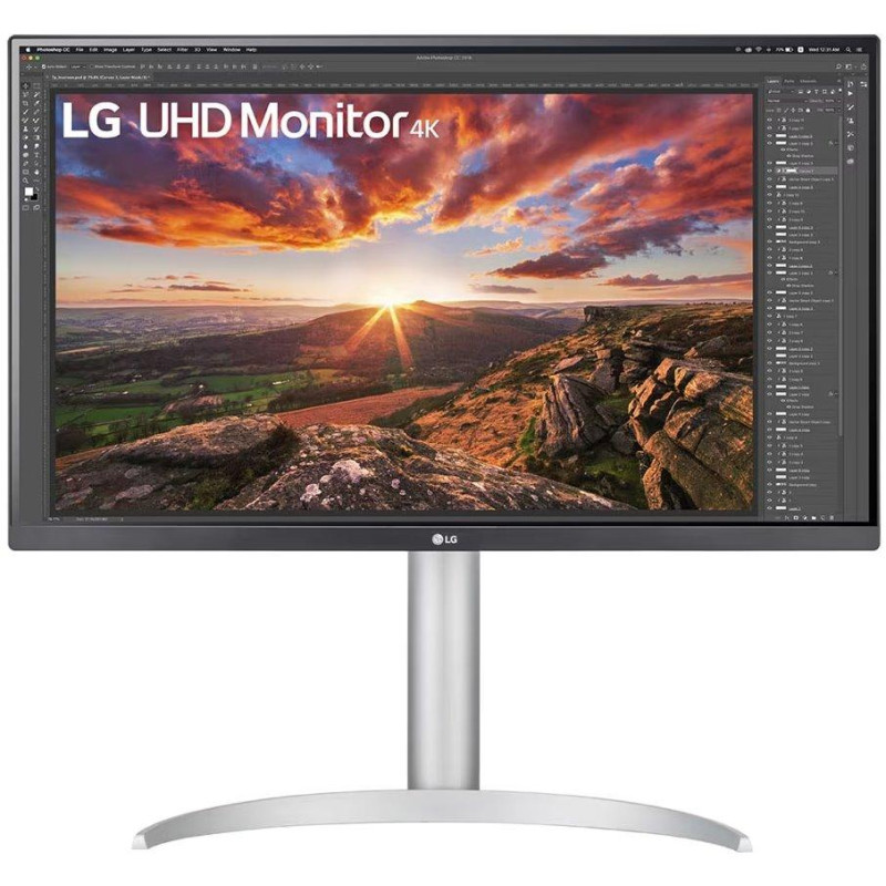 LG monitor 27UP85NP IPS 4K / 3840x2160 / 5ms / 1200:1 / 400cd / 2xHDMI / DP / USB-C/ repro / bílý