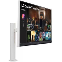 LG monitor 32SQ780S-W / VA / 31,5" / 4K 3840x2160 / 16:9 / 250cdm / 5ms / HDMI / USB-C//repro 5Wx2 /pivot/ výškově nast.