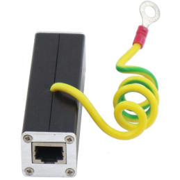 XtendLan Přepěťová ochrana UTP vedení s PoE, 100Mbit, zapojení End-span, 2x RJ-45