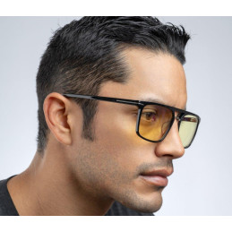 GUNNAR kancelářske/herní brýle  BARTON ONYX jantarová skla BLF 65 GUNNAR focus