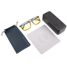 GUNNAR kancelářske/herní brýle  BARTON SEQUOIA jantarová skla BLF 65 GUNNAR focus