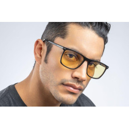 GUNNAR kancelářske/herní brýle  HAYWARD ONYX jantarová skla BLF 65 GUNNAR focus