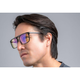 GUNNAR kancelářske/herní brýle  HAYWARD ONYX jantarová skla BLF 65 GUNNAR focus