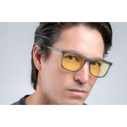 GUNNAR kancelářske/herní brýle  HAYWARD TEAK jantarová skla BLF 65 GUNNAR focus