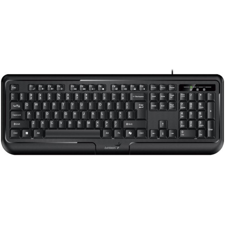 POŠKOZENÝ OBAL - GENIUS KB-118 ver. II/ Drátová/ Copilot/ USB/ černá/ CZ+SK layout