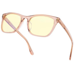 GUNNAR kancelářske/herní dioptrické brýle  TINDRA READER ROSE LATTE * jantarová skla * BLF 65 * dioptrie +1.5