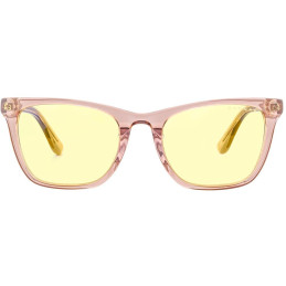 GUNNAR kancelářske/herní dioptrické brýle  TINDRA READER ROSE LATTE * jantarová skla * BLF 65 * dioptrie +2.5