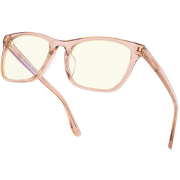 GUNNAR kancelářske/herní dioptrické brýle  TINDRA READER ROSE LATTE * čirá skla * BLF 35 * dioptrie +2