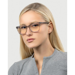 GUNNAR kancelářske/herní dioptrické brýle  TINDRA READER SMOKY QUARTZ * čirá skla * BLF 35 * dioptrie +1