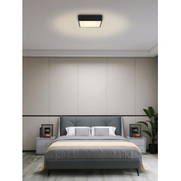 OPRAVENÉ - IMMAX NEO CANTO SLIM Smart stropní svítidlo 28x28cm 22W 1610lm černé Zigbee 3.0, TUYA