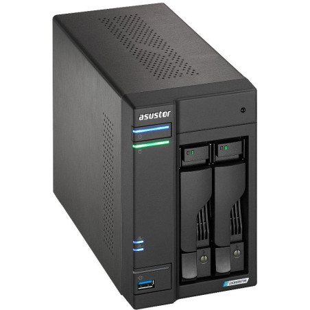 Asustor NAS AS6702T v2 / 2x 2,5"/3,5" SATA III/ Celeron N5105 2.0 GHz/ 4GB/ 2x 5GbE/ 4x M.2/ 2x USB 3.2/ HDMI