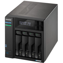 Asustor NAS AS6704T v2 / 4x 2,5"/3,5" SATA III/ Celeron N5105 2.0 GHz/ 4GB/ 2x 5GbE/ 4x M.2/ 2x USB 3.2/ HDMI