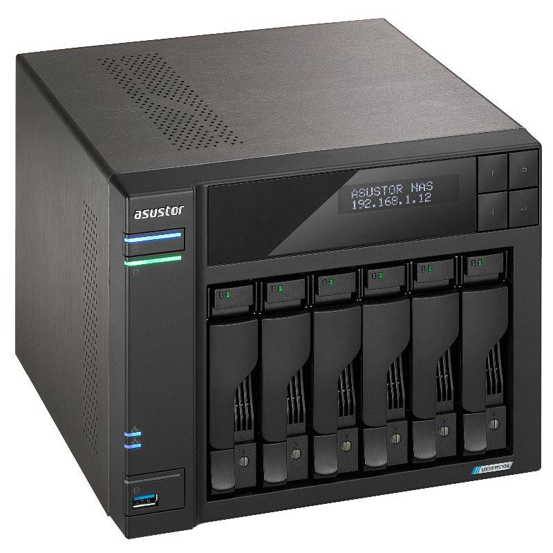 Asustor NAS AS6706T v2 / 6x 2,5"/3,5" SATA III/ Celeron N5105 2.0 GHz/ 8GB/ 2x 5GbE/ 4x M.2/ 2x USB 3.2/ HDMI