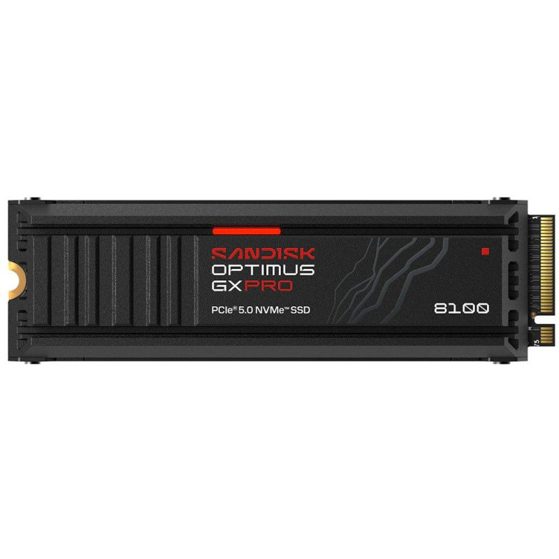 SANDISK Optimus GX PRO 8100 NVMe 8TB SSD Heatsink / NVMe M.2 PCIe Gen5 / Interní / M.2 2280