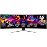MSI Gaming MPG 491CQPX QD-OLED / 49" / 5120 x 1440 / OLED / 0,03 ms / 240 Hz / 250 cd/m² / 1.500.000:1 / HDMI / DP / 1 x USB / V