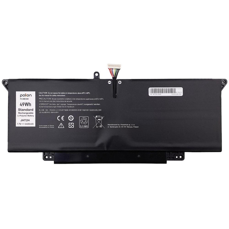 TRX Baterie Polion JHT2H pro notebooky DELL 451-BCPW Latitude 14 7310 7410 - 6400mAh 49Wh /neoriginální