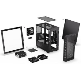 Endorfy skříň Signum M30 Air / microATX / 3x120 mm fan / 2xUSB / USB-C / tvrzené sklo / černá