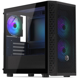 Endorfy skříň Signum M30 ARGB / microATX / 3x120mm ARGB fan / 2xUSB / USB-C / tvrzené sklo / černá