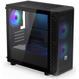 Endorfy skříň Signum M30 ARGB / microATX / 3x120mm ARGB fan / 2xUSB / USB-C / tvrzené sklo / černá