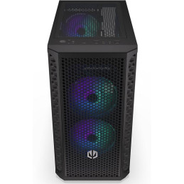 Endorfy skříň Signum M30 ARGB / microATX / 3x120mm ARGB fan / 2xUSB / USB-C / tvrzené sklo / černá