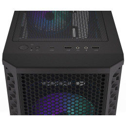 Endorfy skříň Signum M30 ARGB / microATX / 3x120mm ARGB fan / 2xUSB / USB-C / tvrzené sklo / černá