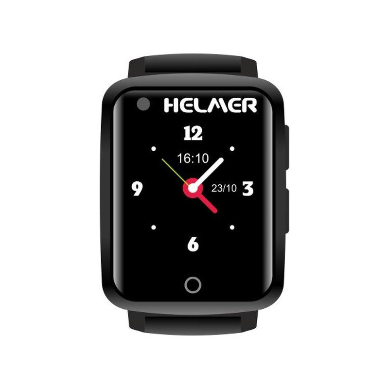 OPRAVENÉ - HELMER seniorské hodinky LK 716 s GPS lokátorem/ dot. disp./ snímač srdečního tepu/ nano SIM/ IP67/ 4G/ Andro...