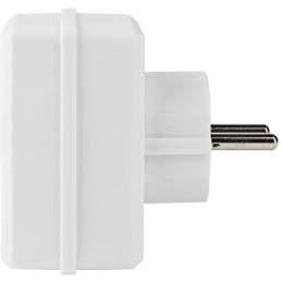 NEDIS síťový rozbočovač/ 3x zásuvka typu C (bez kolíku)/ 250 V AC 50/60 Hz/ 2,5 A/ 1700 W/ bílý