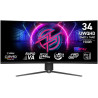 MSI Gaming MPG 346CQRF X24/ 34"/ 3440x1440/ VA/ 0,5 ms/ 240 Hz/ 400 cd/m2/ 4000:1/ HDMI/ DP/ USB/ VESA/ czarny