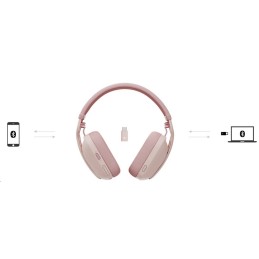 Logitech Zone Vibe Wireless MS bluetooth headset - GRAPHITE - EMEA