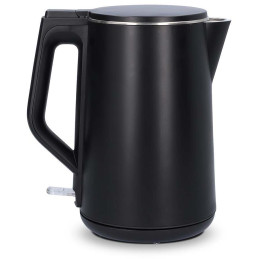 NEDIS rychlovarná konvice KAWK361EBK/ objem 1.5 l/ otáčení o 360°/ spotřeba 2200 W/ černá/ plast