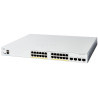 Cisco Catalyst 1200 24-portowy GE, pełne PoE, 4x1G SFP