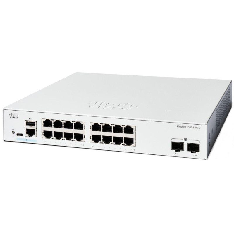Cisco Catalyst 1300 16-port GE, 2x1G SFP