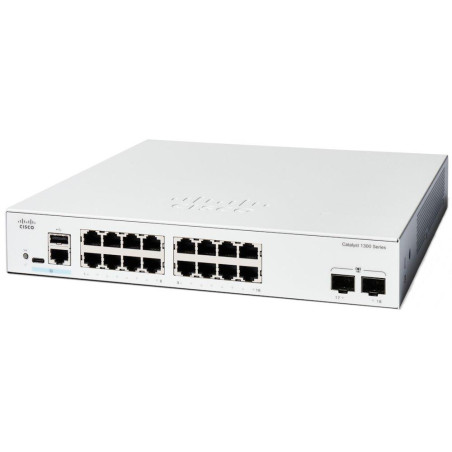 Cisco Catalyst 1300 16-port GE, 2x1G SFP