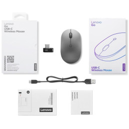 Lenovo bezdrátová myš Go USB-C černá