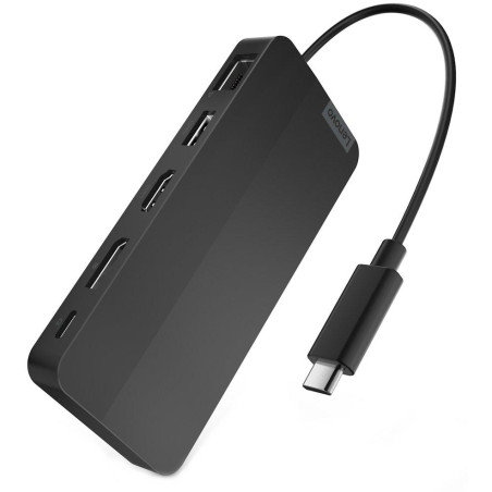 Lenovo USB-C Dual Display 4K Travel Dock - (2x USB-C, USB)