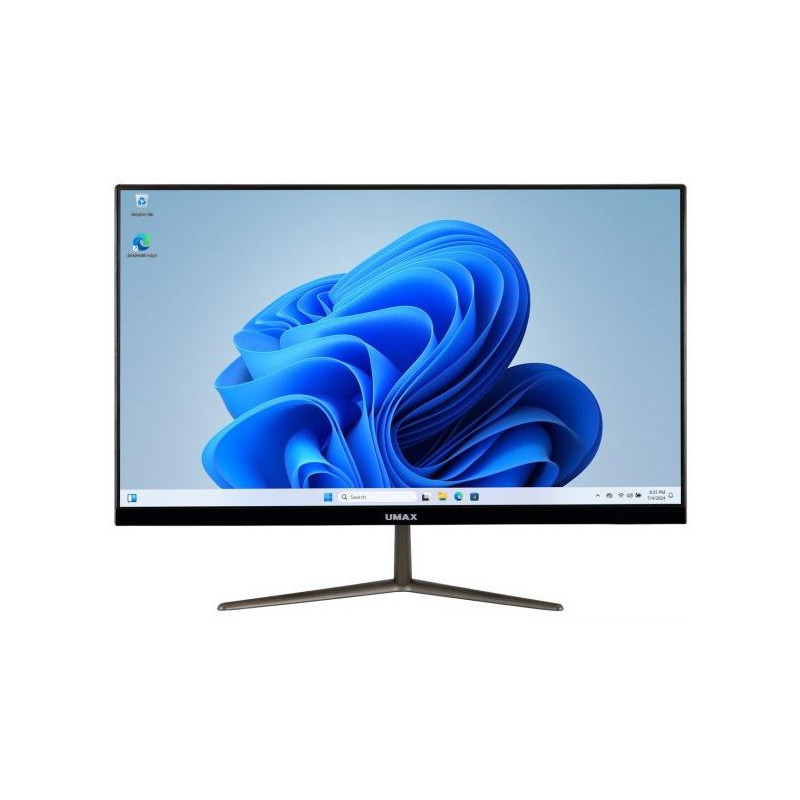 UMAX All-in-One U-One 24AT Pro/ 23,8" IPS/ 1920x1080/ N150/ 8GB/ 256GB SSD/ HDMI/ 3x USB 3.0/ 2x USB 2.0/ W11Pro/ černý