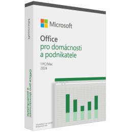10 ks Microsoft Office pro domácnosti a podnikatele 2024 Czech Medialess + 2000 Kč Pluxee