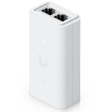 Ubiquiti POE-24-12W-G-WH - Gigabit PoE injektor 24V/0,5A (12W), včetně napájecího kabelu, bílý