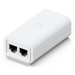 Ubiquiti POE-24-12W-G-WH - Gigabit PoE injektor 24V/0,5A (12W), včetně napájecího kabelu, bílý