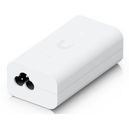Ubiquiti POE-24-12W-G-WH - Gigabit PoE injektor 24V/0,5A (12W), včetně napájecího kabelu, bílý