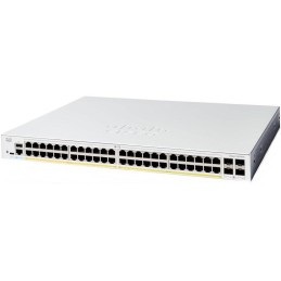 Cisco Catalyst 1300 48-port GE, Full PoE, 4x1G SFP