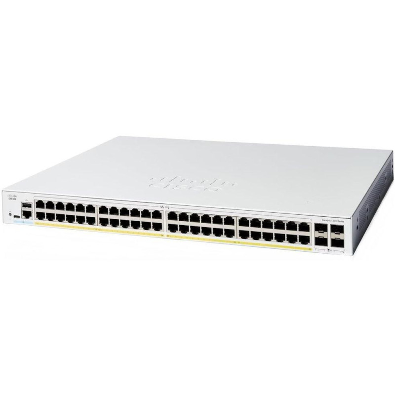 Cisco Catalyst 1300 48-port GE, Full PoE, 4x1G SFP