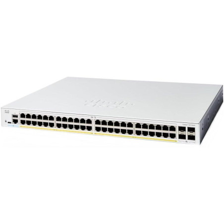 Cisco Catalyst 1300 48-port GE, Full PoE, 4x1G SFP