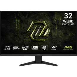 MSI Gaming MAG 325QF E18V/ 31,5"/ 2560x1440/ VA/ 0,5ms/ 180Hz/ 300cd/m2/ 3500:1/ HDMI/ DP/ VESA/ černý