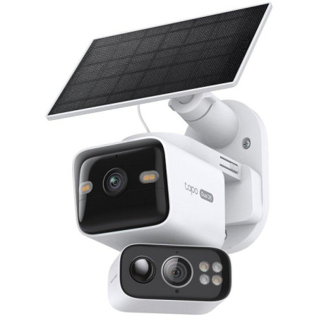 TP-Link Tapo C645D KIT venkovní WiFi Kamera duální, 2x 2K, 2304×1296, audio, IR 10m, SD, IP65, solar panel, 10000 mAh