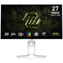 MSI Gaming MAG 274QRFW X32/ 27"/ 2560x1440/ IPS/ 0,5ms/ 320Hz/ 300cd/m2/ 1000:1/ HDMI/ DP/ VESA/ bílý